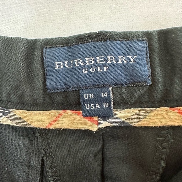 Burberry Golf Short, Black, Size 10 - Picture 4 of 6